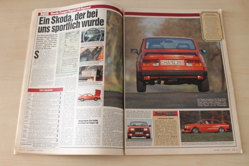 Auto bild 1986 skoda coupe - auto, 48/1986